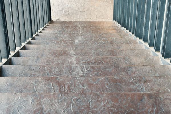 Cost of Concrete Stair Stamping in American Fork